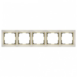 Рамка на 5 постов Werkel Snabb WL03-Frame-05-ivory-GD
