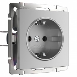 Розетка с заземлением, без рамки Werkel  W1171006