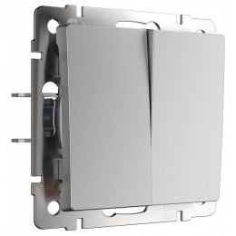 Выключатель двухклавишный без рамки Werkel  W1120006