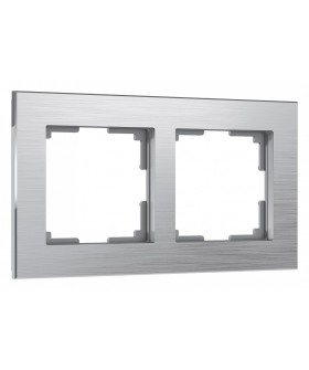 Рамка на 2 поста Werkel Aluminium (алюминий) W0021706