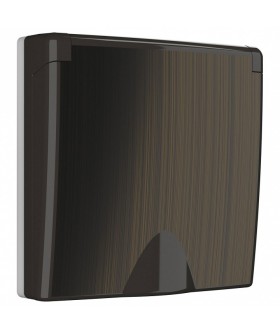 Накладка для розетки с крышкой Werkel бронзовый W1179212 Накладка для розетки с крышкой Werkel бронзовый W1179212