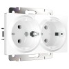 Розетка двойная с заземлением Werkel  W1172001