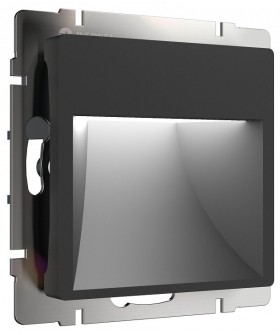 Заглушка для поста с подсветкой, без рамки Werkel черный W1154108