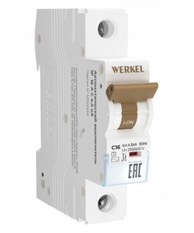 Автоматический выключатель 1P Werkel Автоматические выключатели W901P164