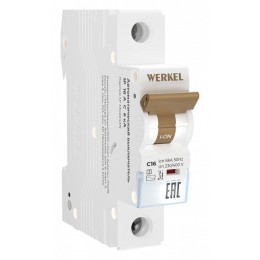 Автоматический выключатель 1P Werkel Автоматические выключатели W901P166