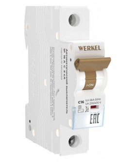 Автоматический выключатель 1P Werkel Автоматические выключатели W901P166