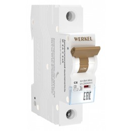 Автоматический выключатель 1P Werkel Автоматические выключатели W901P066