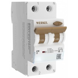 Дифференциальный автоматический выключатель 1P Werkel  W922P254