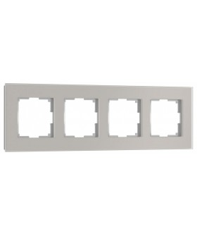 Рамка на 4 поста Werkel Senso дымчатый W0043117