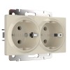 Розетка двойная с заземлением Werkel  W1172003
