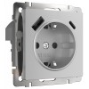 Розетка с заземлением и со шторкой и 2хUSB type A и C, без рамки Werkel  W1171706
