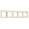 Рамка на 5 постов Werkel Slab айвори софт W0052962