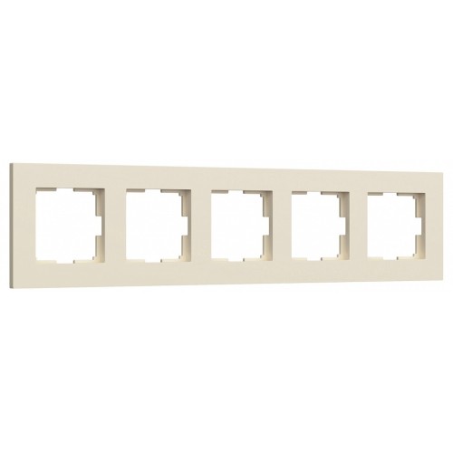 Рамка на 5 постов Werkel Slab айвори софт W0052962