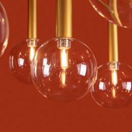 Люстра на штанге Freya Luce FR5584CL-L45G