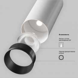 Светильник на штанге Maytoni Focus LED TR032-4-20WTW-M-DSZ-W