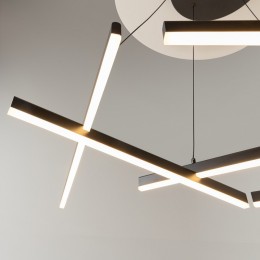 Подвесная люстра Maytoni Line MOD016PL-L80BK