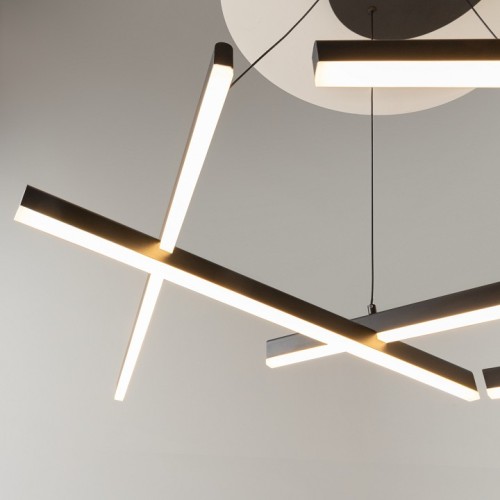 Подвесная люстра Maytoni Line MOD016PL-L80BK