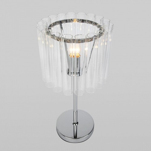 Настольная лампа декоративная Bogate's Flamel 01117/1 хром