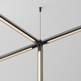 Соединитель угловой L-образный для треков накладных Maytoni  CA019L4C-B