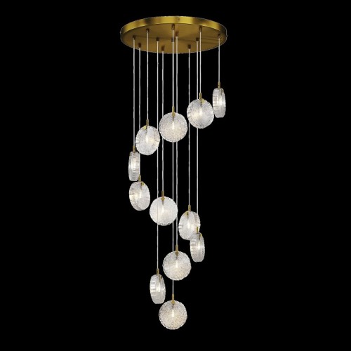 Подвесная люстра Maytoni Frozen MOD254PL-12BS