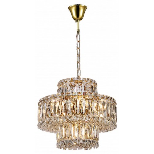 Подвесная люстра Newport 8450 8458+3/C gold