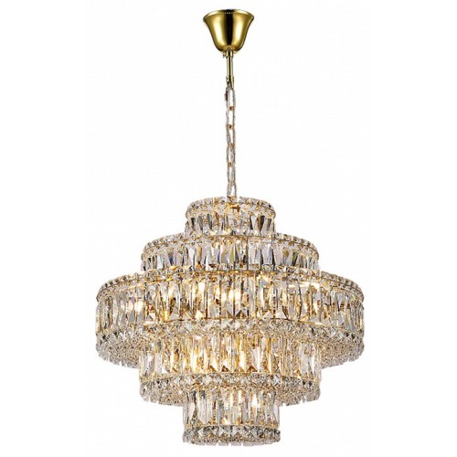 Подвесная люстра Newport 8450 8459+6/C gold