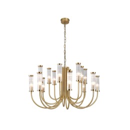 Подвесная люстра Newport 4550 4558/C brass