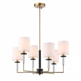Люстра на штанге ST-Luce BLACK+BRASS SL1404.303.06