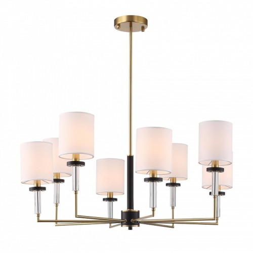 Люстра на штанге ST-Luce BLACK+BRASS SL1404.303.08