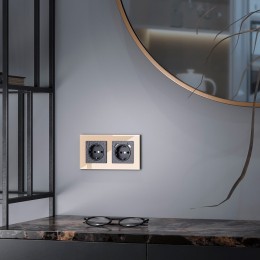 Рамка на 2 поста Werkel Favorit (шампань) W0021111