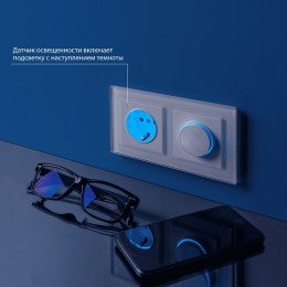 Розетка с заземлением, без рамки Werkel белый W1171401