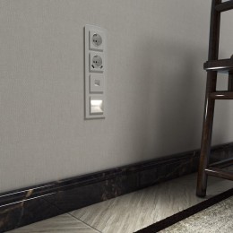 Розетка Ethernet RJ-45 без рамки Werkel белый W1181001