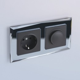 Рамка на 2 поста Werkel Diamant (черный) W0021208