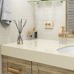 Рамка для двойной розетки Werkel Snabb (слоновая кость/золото) W0081932