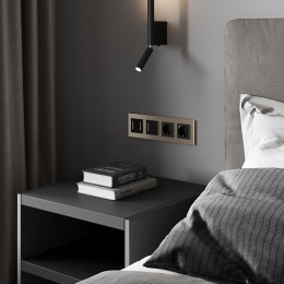 Выключатель сенсорый одноклавишный с подсветкой и функцией Wi-Fi, без рамки Werkel черный W4513008