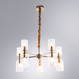Подвесная люстра Arte Lamp Charm A1623LM-10GO