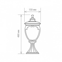 Наземный низкий светильник Elektrostandard Andromeda a027999