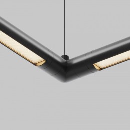 Соединитель угловой L-образный для треков накладных Maytoni  CA014CL-B