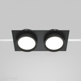 Встраиваемый светильник Maytoni Hoop DL086-02-GX53-SQ-B