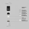 Встраиваемый светильник Maytoni  DL120-10W-3K-TRS-W
