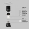 Встраиваемый светильник Maytoni  DL121-15W-3K-TRS-B