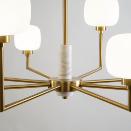 Люстра на штанге Freya Tender FR5373CL-08BS