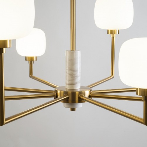 Люстра на штанге Freya Tender FR5373CL-08BS