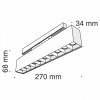 Накладной светильник Maytoni Points TR014-2-20W3K-B