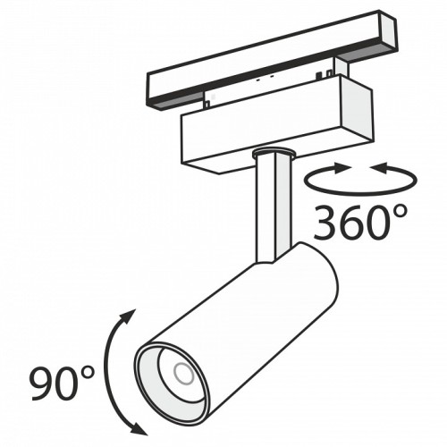 Светильник на штанге Maytoni Focus LED TR019-2-10W4K-B