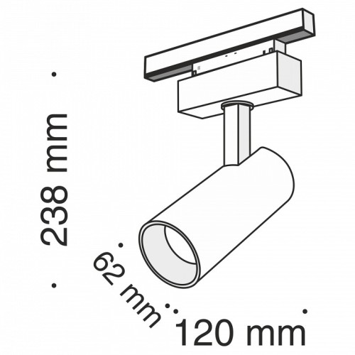 Светильник на штанге Maytoni Focus LED TR019-2-15W3K-B