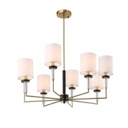 Люстра на штанге ST-Luce BLACK+BRASS SL1404.303.08