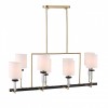 Люстра на штанге ST-Luce BLACK+BRASS SL1404.338.08