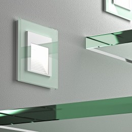 Заглушка для поста с подсветкой, без рамки Werkel белый W1154201