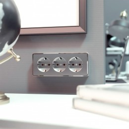 Рамка на 1 пост Werkel Snabb (белый/хром) W0011901